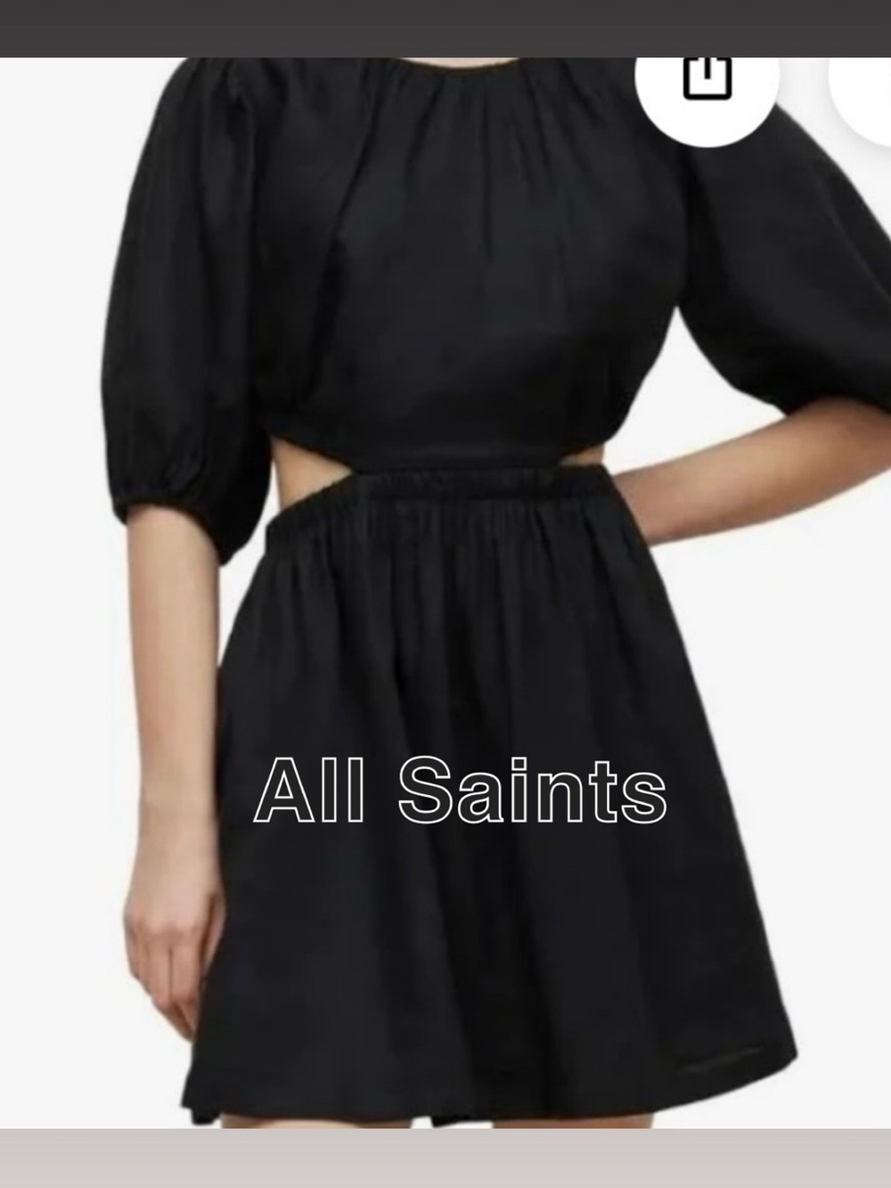 🖤 NWOT All Saints Collette Cutout Minidress